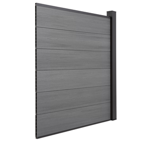 Cladco ProFence Composite Fencing Panel - Platinum (1.84m)
