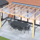 Poly X Modular Polycarbonate Clear Roof Sheet (Pack of 10 sheets)