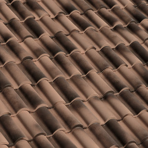 British Ceramics Roman Clay Roof Tile - Gothic (Pallet of 288 tiles)