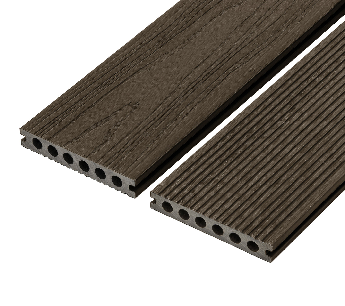 Cladco ProDeck Premium Capped Composite Decking Board - Burnt Oak (2.4m)