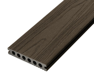 Cladco ProDeck Premium Capped Composite Decking Board - Burnt Oak (2.4m)