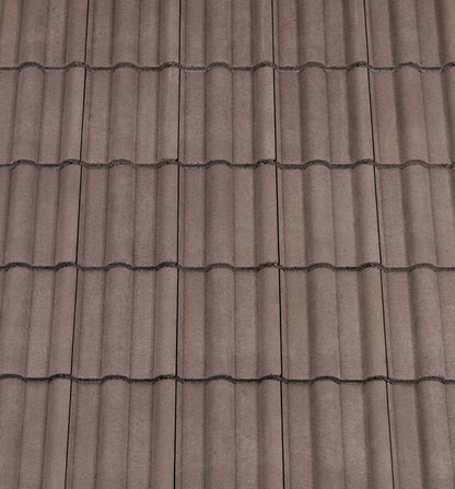 Redland 50 Double Roman Roof Tile - Tudor Brown