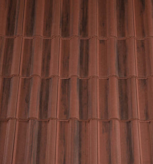 Redland 50 Double Roman Roof Tile - Rustic Red