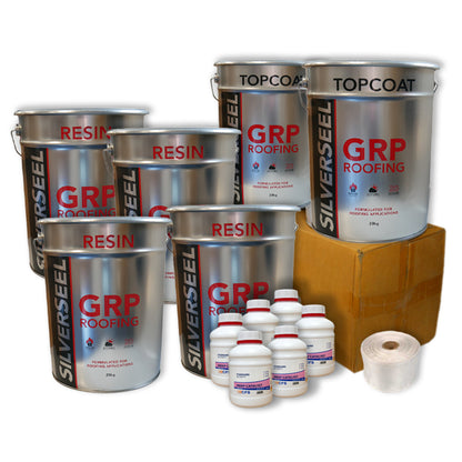 Silverseel GRP Fibreglass Roofing Kit 450g - 60m2