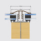 Storm Snap-Down Rafter Bar End Cap