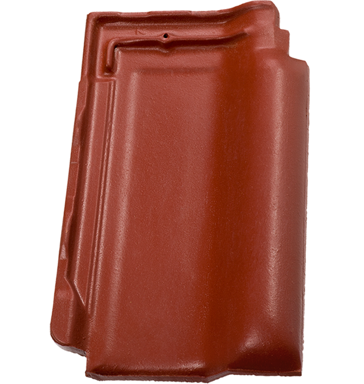 British Ceramics Dutch Clay Roof Tile - Glazed Red