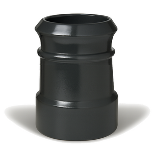 Redbank Black Cannon Head Chimney Pot - 300mm