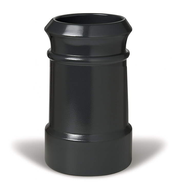 Redbank Black Cannon Head Chimney Pot - 450mm