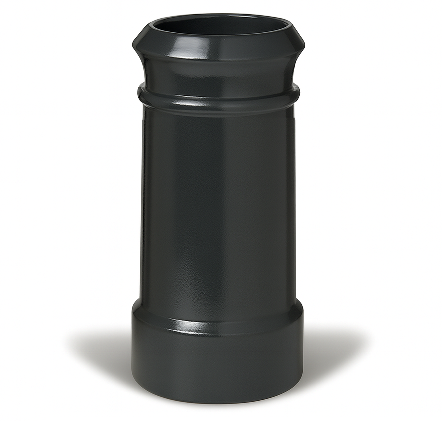 Redbank Black Cannon Head Chimney Pot - 600mm