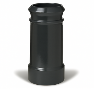 Redbank Black Cannon Head Chimney Pot - 600mm