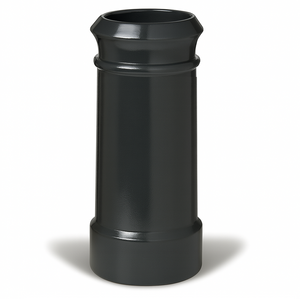 Redbank Black Cannon Head Chimney Pot - 750mm