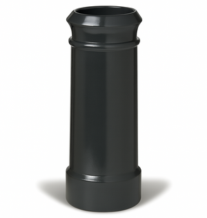Redbank Black Cannon Head Chimney Pot - 900mm