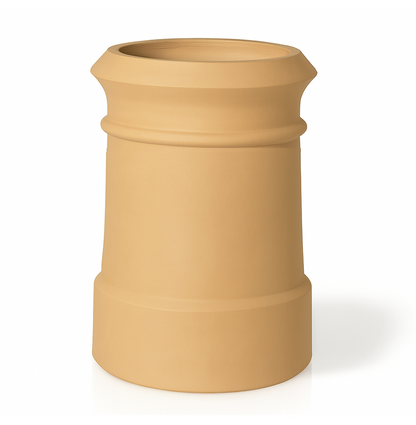 Redbank Buff Cannon Head Chimney Pot - 450mm