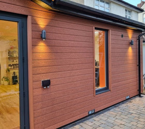 Cladco Signature Woodgrain Composite Wall Cladding Board - Redwood (3.6m)