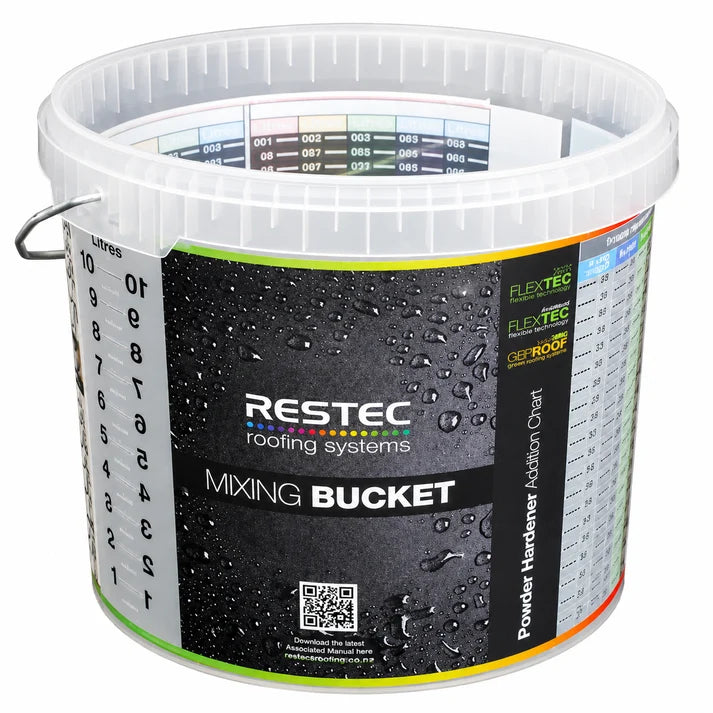 Res-Tec Flexitec 2020 Graduated Mixing Bucket - 10L