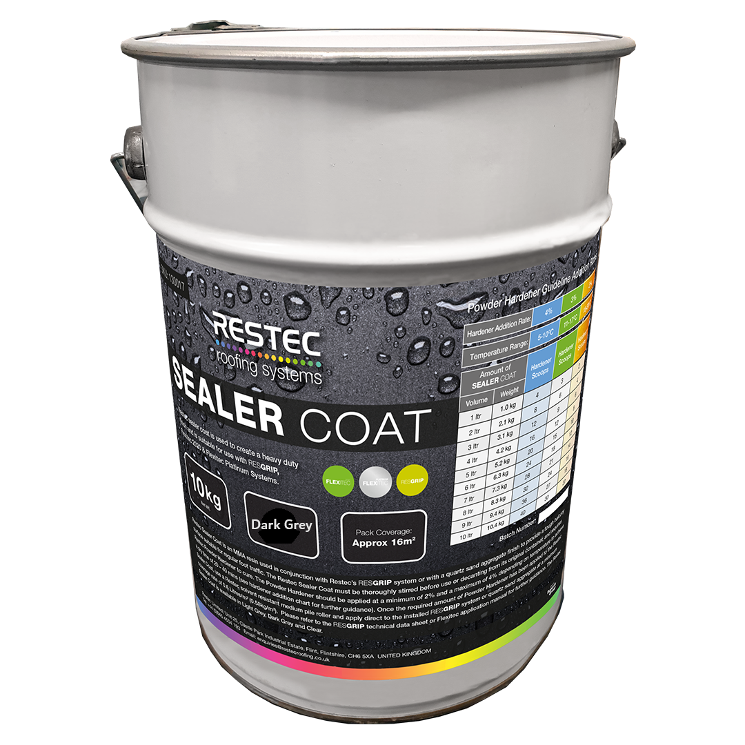 Restec FlexiTec Balcony / Walkway Sealer Coat - Dark Grey 10kg