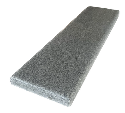 Castle Composites Granite END Coping Stones - All Options 600 x 175mm Silver Grey