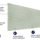 Cladco Fibre Cement Exterior Wall Cladding Boards - Sage Green (3.66m)