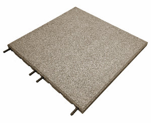 Castle Composites Castleflex Rubber Promenade Tiles - Sand (500mm x 500mm x 30mm)