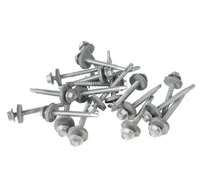 Cladco TEK Screws to Light Steel with 19mm Bonded Washer (Pack of 100)