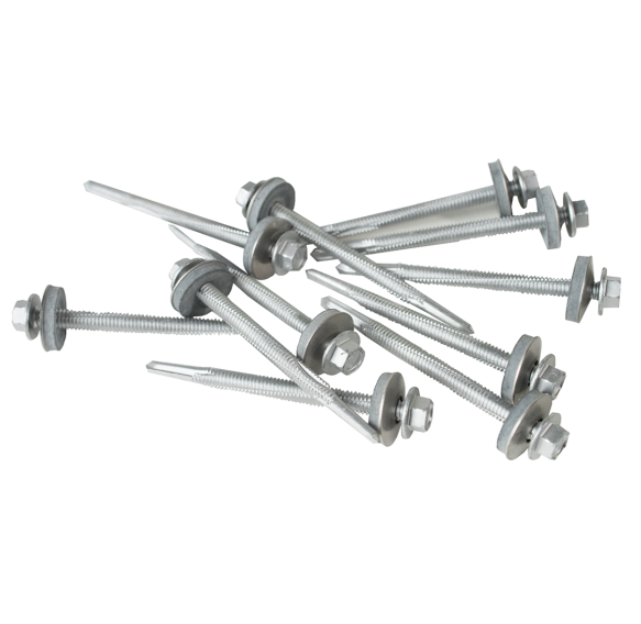 Cladco TEK Screws to Light Steel with 19mm Bonded Washer (Pack of 100)