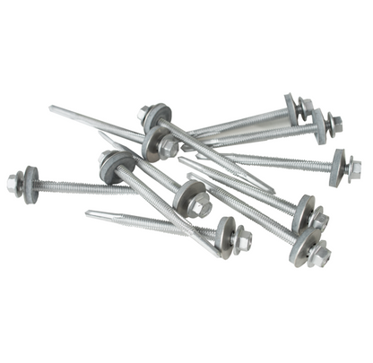 Cladco TEK Screws to Light Steel with 19mm Bonded Washer (Pack of 100)