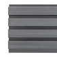 Cladco Composite Slatted Wall Cladding Panels - Silver Grey (2.5m)