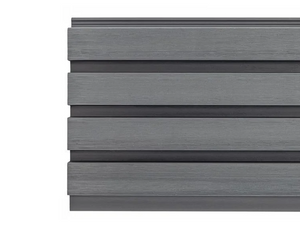 Cladco Composite Slatted Wall Cladding Panels - Silver Grey (2.5m)