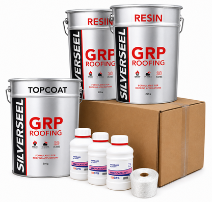 Silverseel GRP Fibreglass Roofing Kit 450g - 30m2