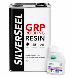 Silverseel GRP Roofing Base Resin 5kg (including Catalyst)