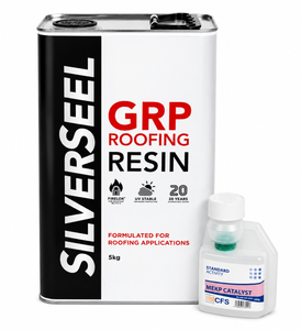 Silverseel GRP Roofing Base Resin 5kg (including Catalyst)