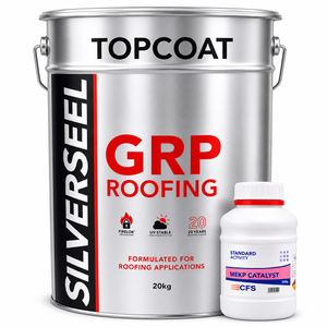 Silverseel GRP Roofing Topcoat 20kg (including Catalyst)