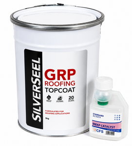 Silverseel GRP Roofing Topcoat 5kg (including Catalyst)