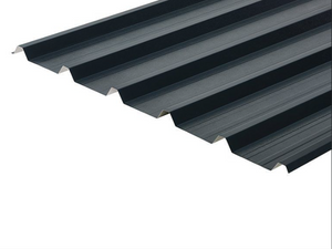 Cladco 32/1000 Box Profile 0.7 PVC Plastisol Coated Roof Sheet - Slate Blue