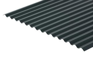 Cladco 13/3 Corrugated 0.7mm Thick Polyester Paint Coated Roof Sheet - Slate Blue
