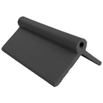 Redbank Clay Roll Top Ridge 450mm clay roofing tile in red with roll top design