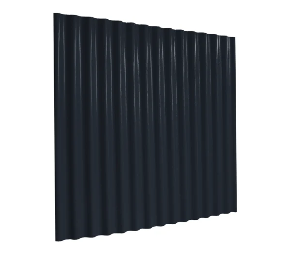 Cladco 13/3 Corrugated 0.5mm Thick Polyester Paint Coated Roof Sheet - Slate Blue