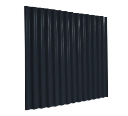 Cladco 13/3 Corrugated 0.5mm Thick Polyester Paint Coated Roof Sheet - Slate Blue