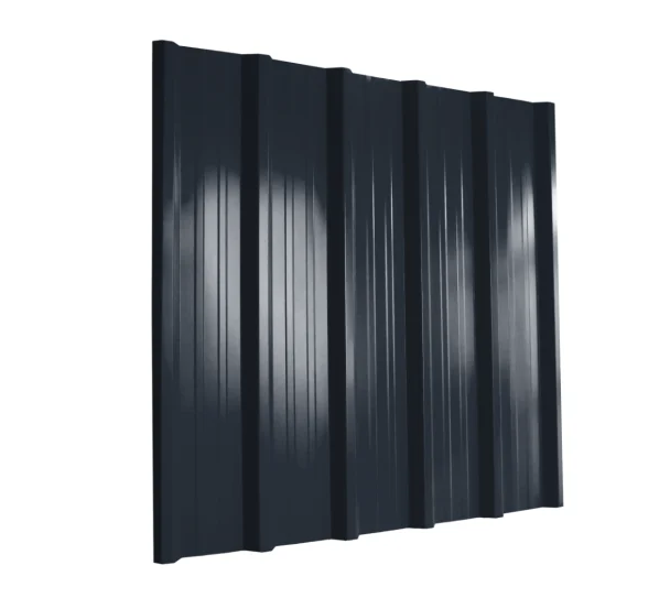 Cladco 32/1000 Box Profile Sheeting 0.5mm Thick Polyester Paint Coated Roof Sheet - Slate Blue