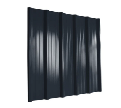Cladco 32/1000 Box Profile Sheeting 0.5mm Thick Polyester Paint Coated Roof Sheet - Slate Blue