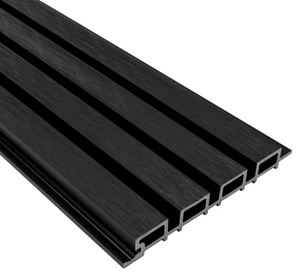 Triton WPC Slatted Wall Cladding - Charcoal (3.6m)