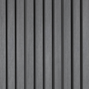 Triton WPC Slatted Wall Cladding - Light Grey (2.5m)