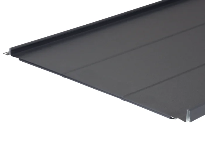 Cladco GreenCoat® 0.7 Steel Standing Seam Roof Sheet with Eaves Lip (with Ribs)
