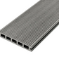 Cladco Grooved Reversible Composite Decking Board - Stone Grey (4m)