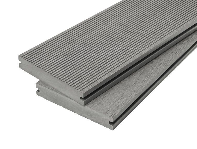Cladco Solid Commercial Grade Composite Decking Board Stone Grey (4m