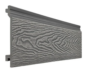 Cladco Composite Woodgrain Effect Wall Cladding Board - Stone Grey (3.6m)