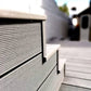 Cladco Grooved Reversible Composite Decking Board - Stone Grey (4m)