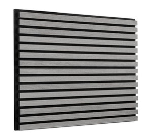Cladco Acoustic Internal Slatted Wall Panels - Storm Grey (2400mm x 600mm)