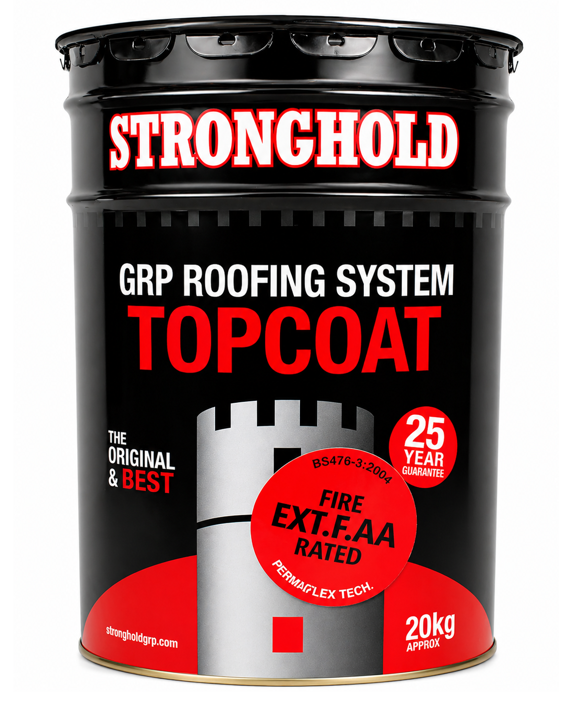 Stronghold GRP Roofing Topcoat - Grey 20kg