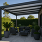 STORM Tassat Lean-to Aluminium Canopy Kit - Anthracite Grey